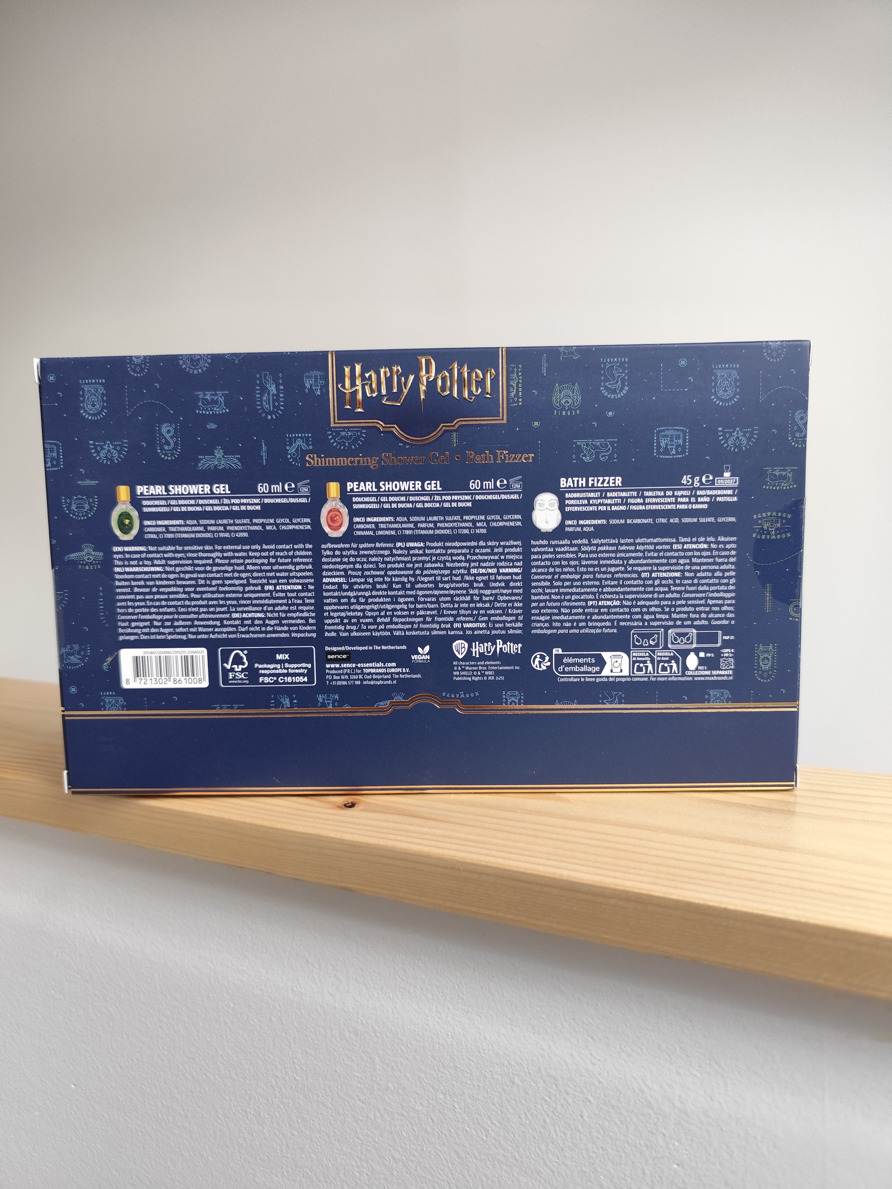 Coffret cadeau Harry Potter - pour le bain