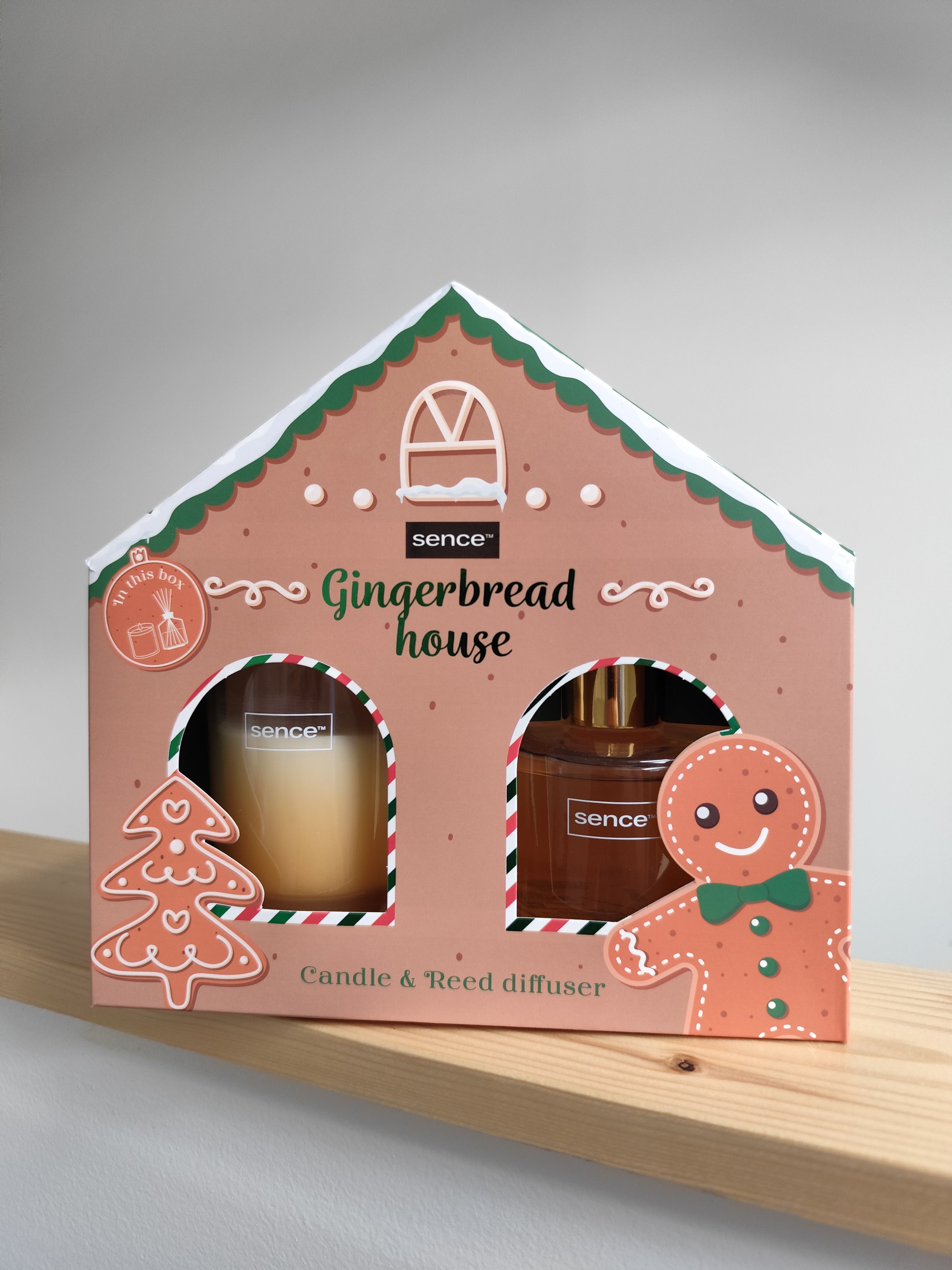 Coffret cadeau de Noël – Bougie et Mikado