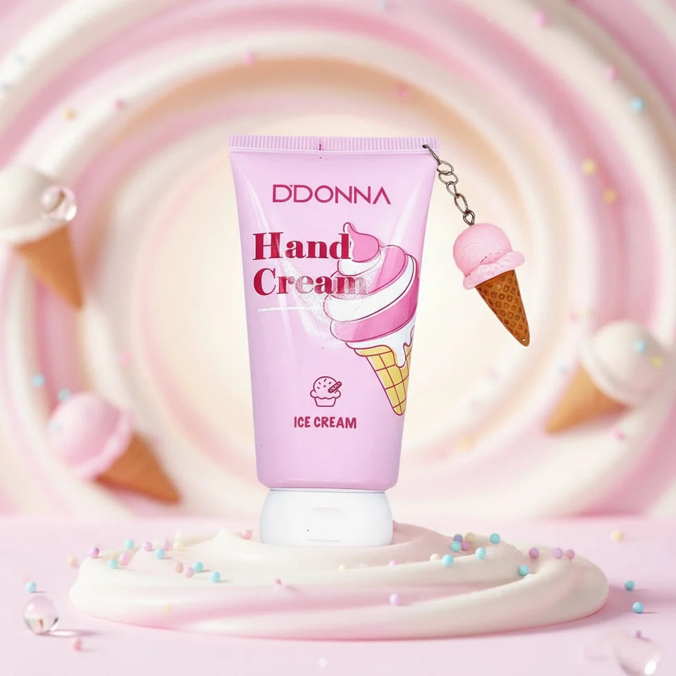 Crème mains fraise Ice Cream - D'donna - 50 ml