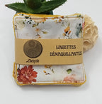 Lingettes démaquillantes réutilisables en coton & bambou – Lot de 5