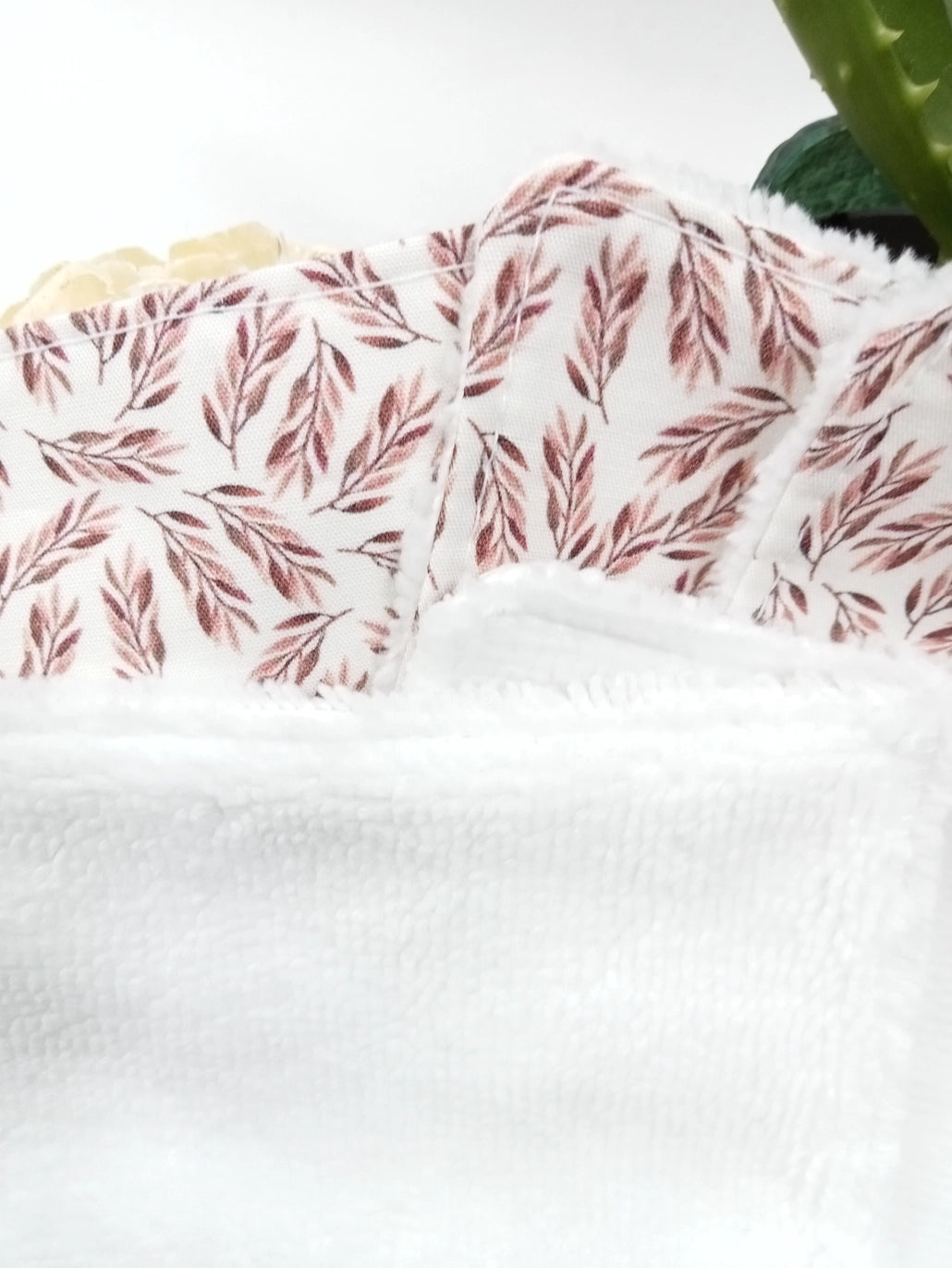 Lingettes démaquillantes réutilisables en coton & bambou – Lot de 5