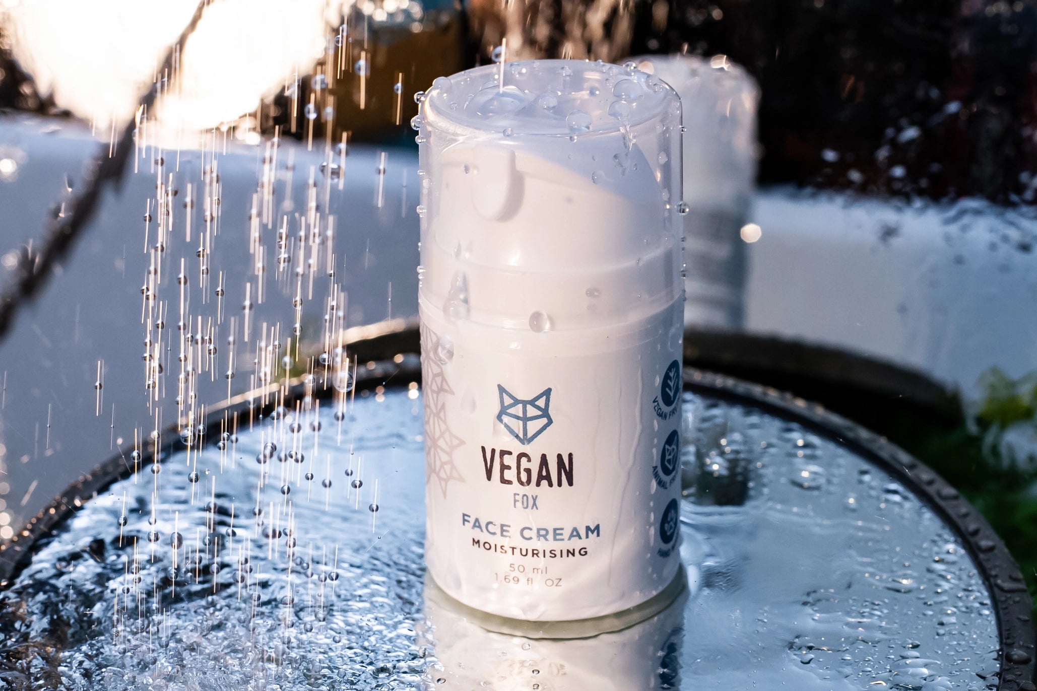 Crème visage hydratante pour peaux mixtes ou grasses - Vegan Fox - 90 gr
