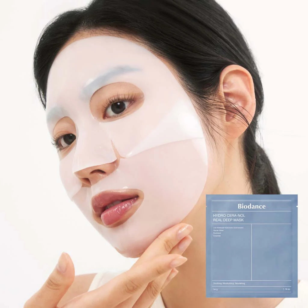 Masque hydratant intense à l'acide hyaluronique et aux céramides - Biodance - 1 unité