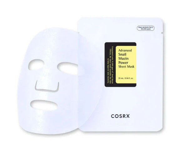 Masque tissu à la mucine d’escargot – hydratant & revitalisant Cosrx - 25ml