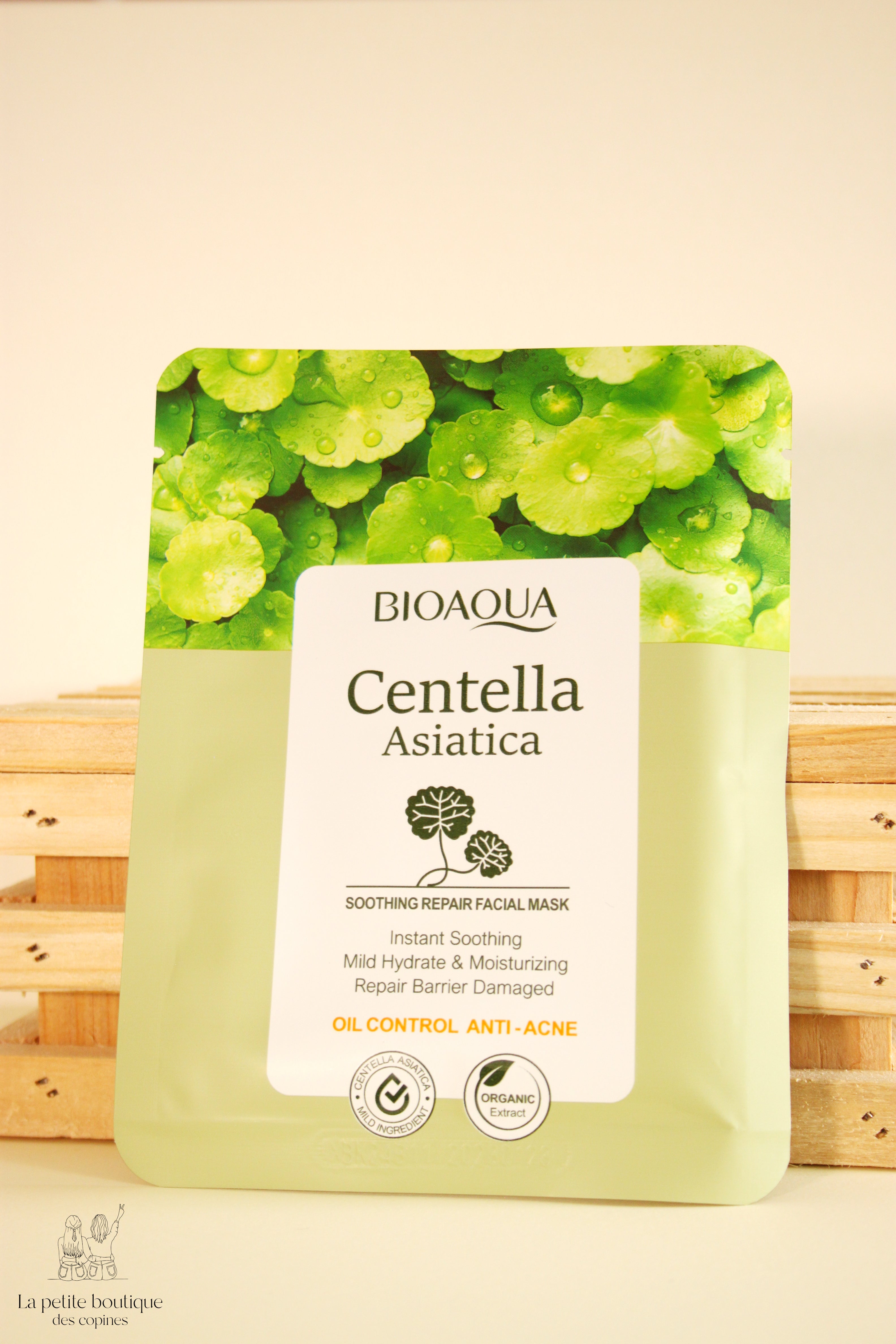 Masque visage apaisants à la Centella Asiatica Bioaqua