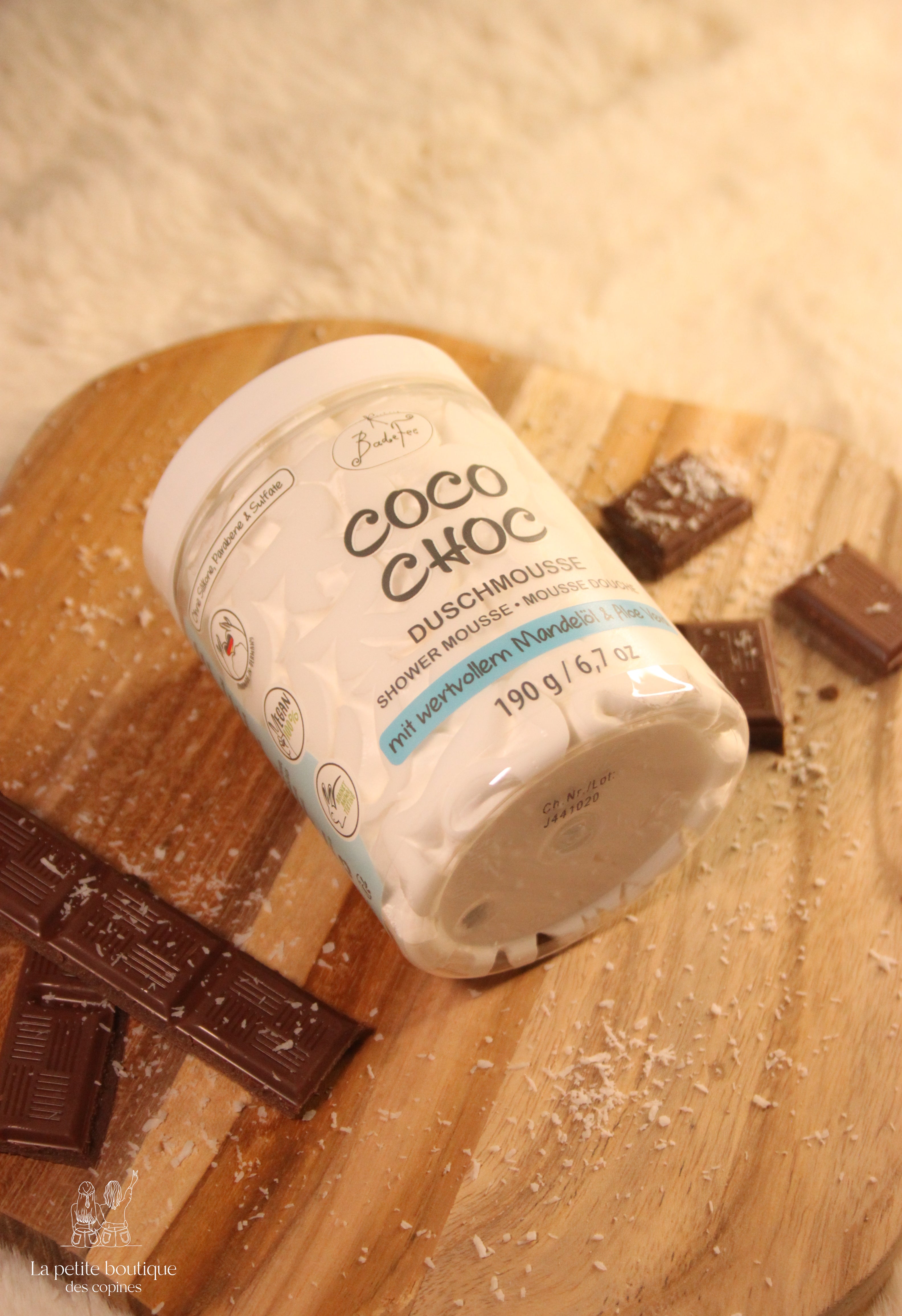 Mousse / Chantilly de douche - Noix de coco & chocolat - 190 g