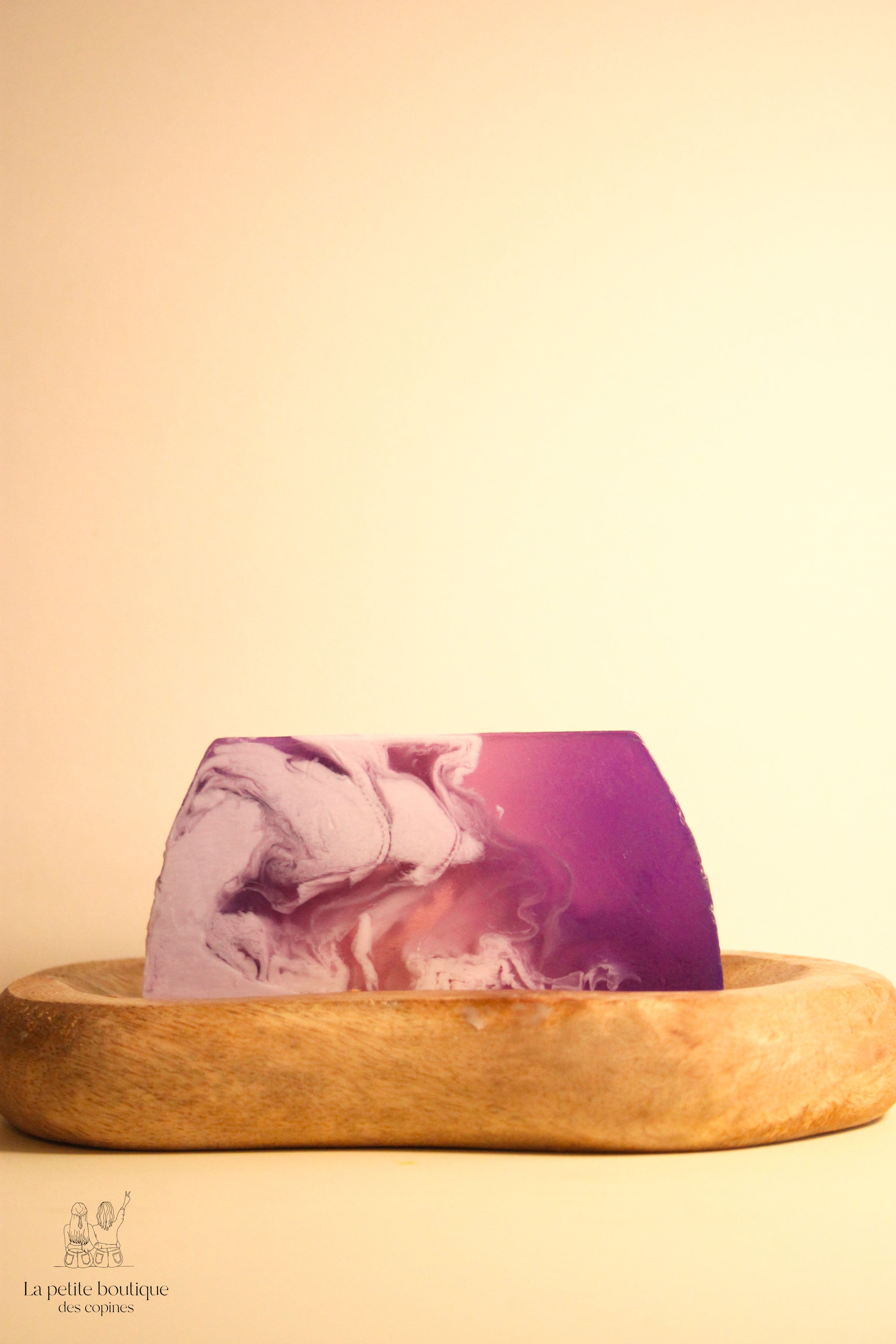 Savon à la glycérine - Myrtille mûre – 100 g (découpe artisanale)
