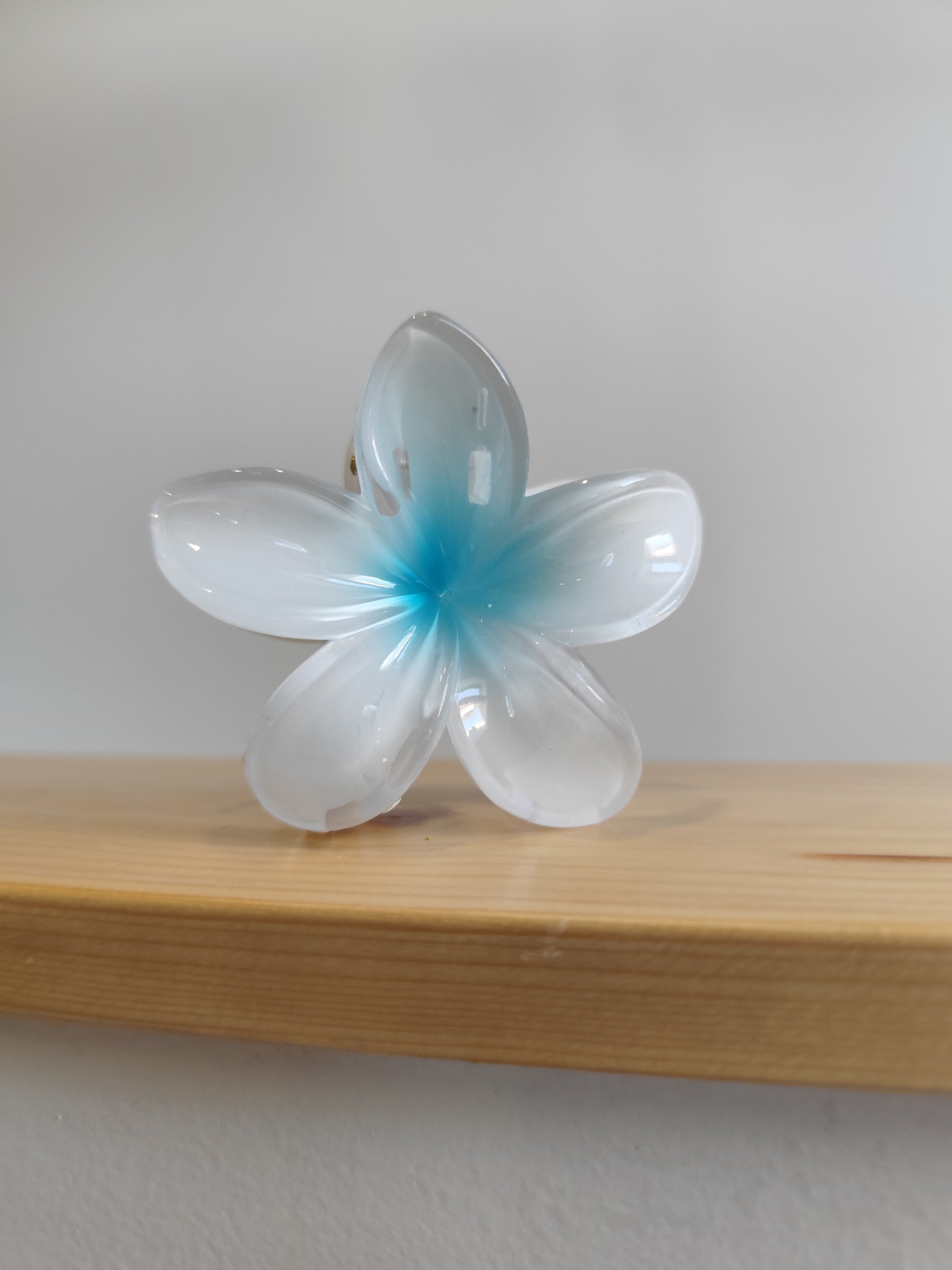 Pince à cheveux fleur de monoï – XL – 12 coloris