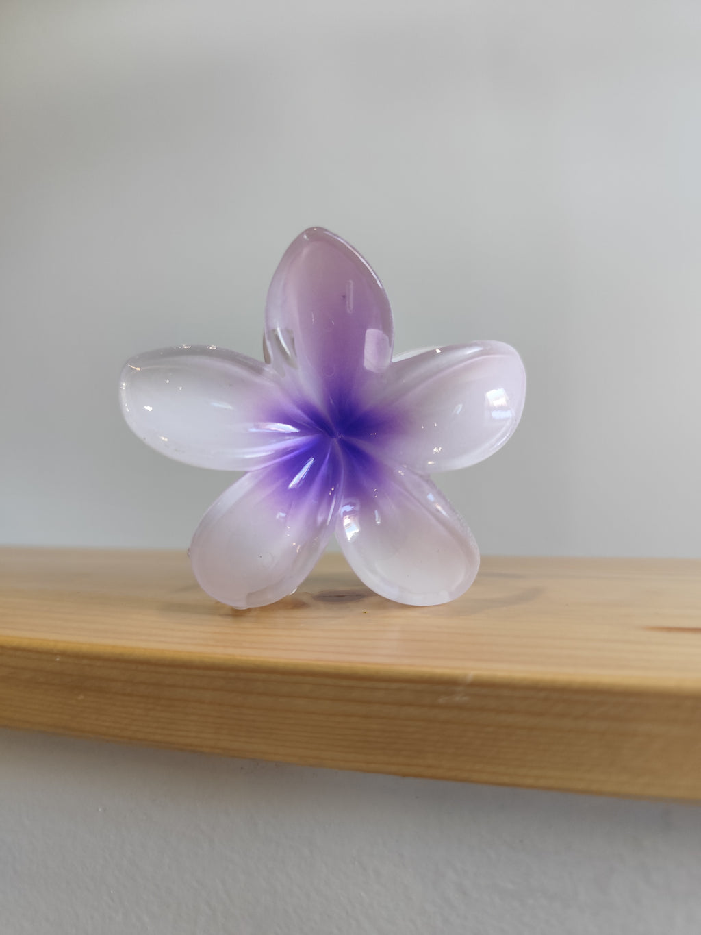 Pince à cheveux fleur de monoï – XL – 12 coloris