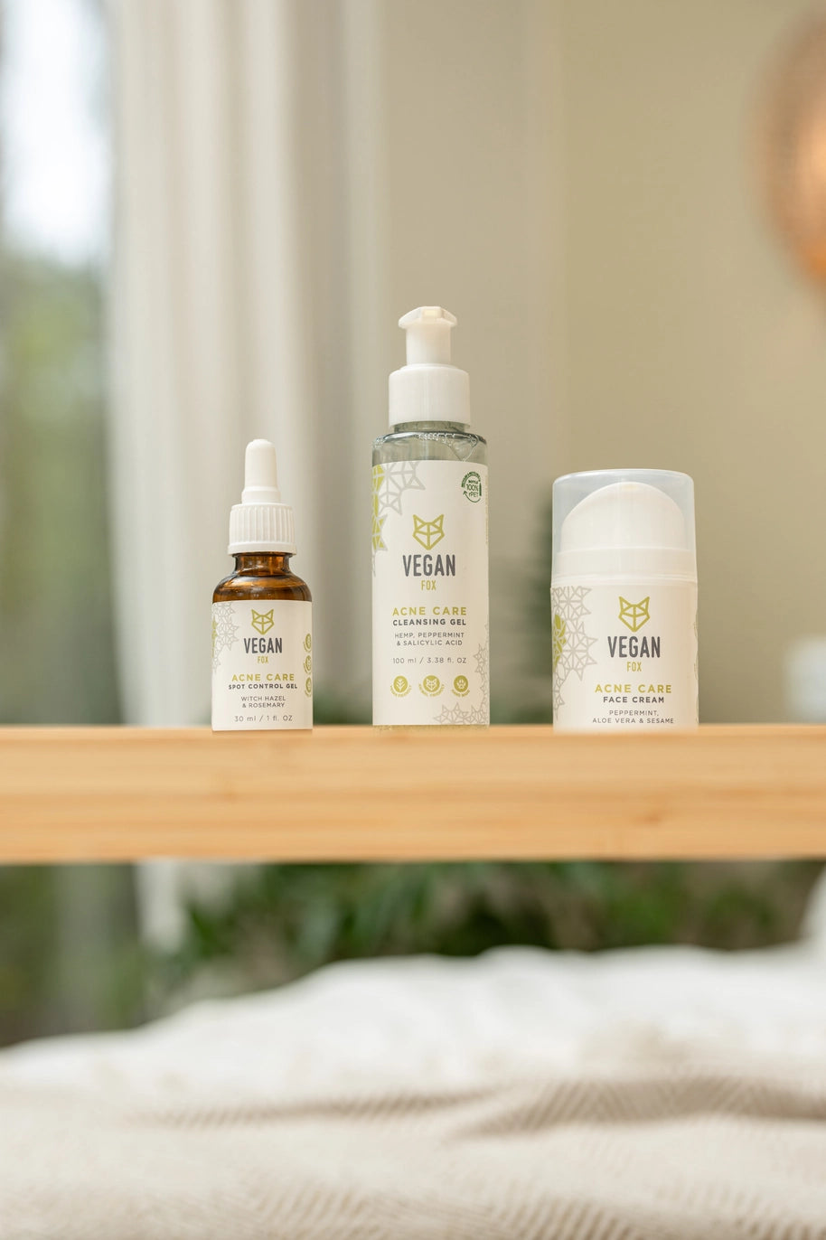 Gel nettoyant pour le soin de l'acné - Vegan Fox - 100 ml