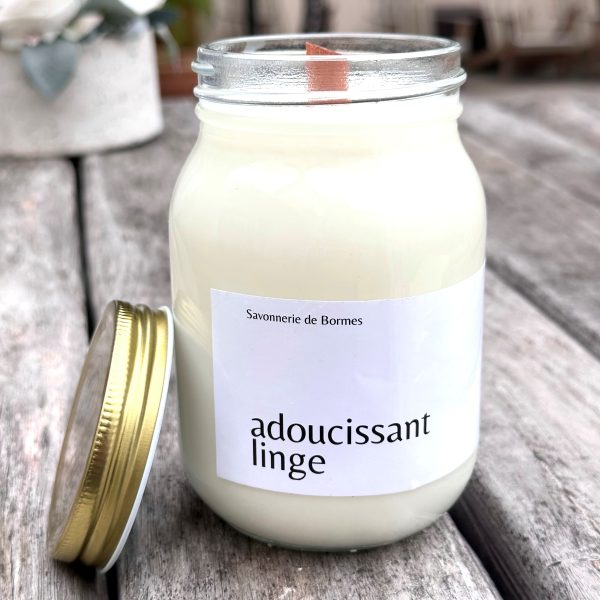 Bougies "jour de lessive" & "adoucissant" Savonnerie de Bormes - 400g