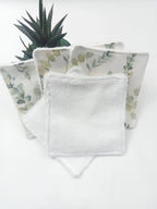 Lingettes démaquillantes réutilisables en coton & bambou – Lot de 5