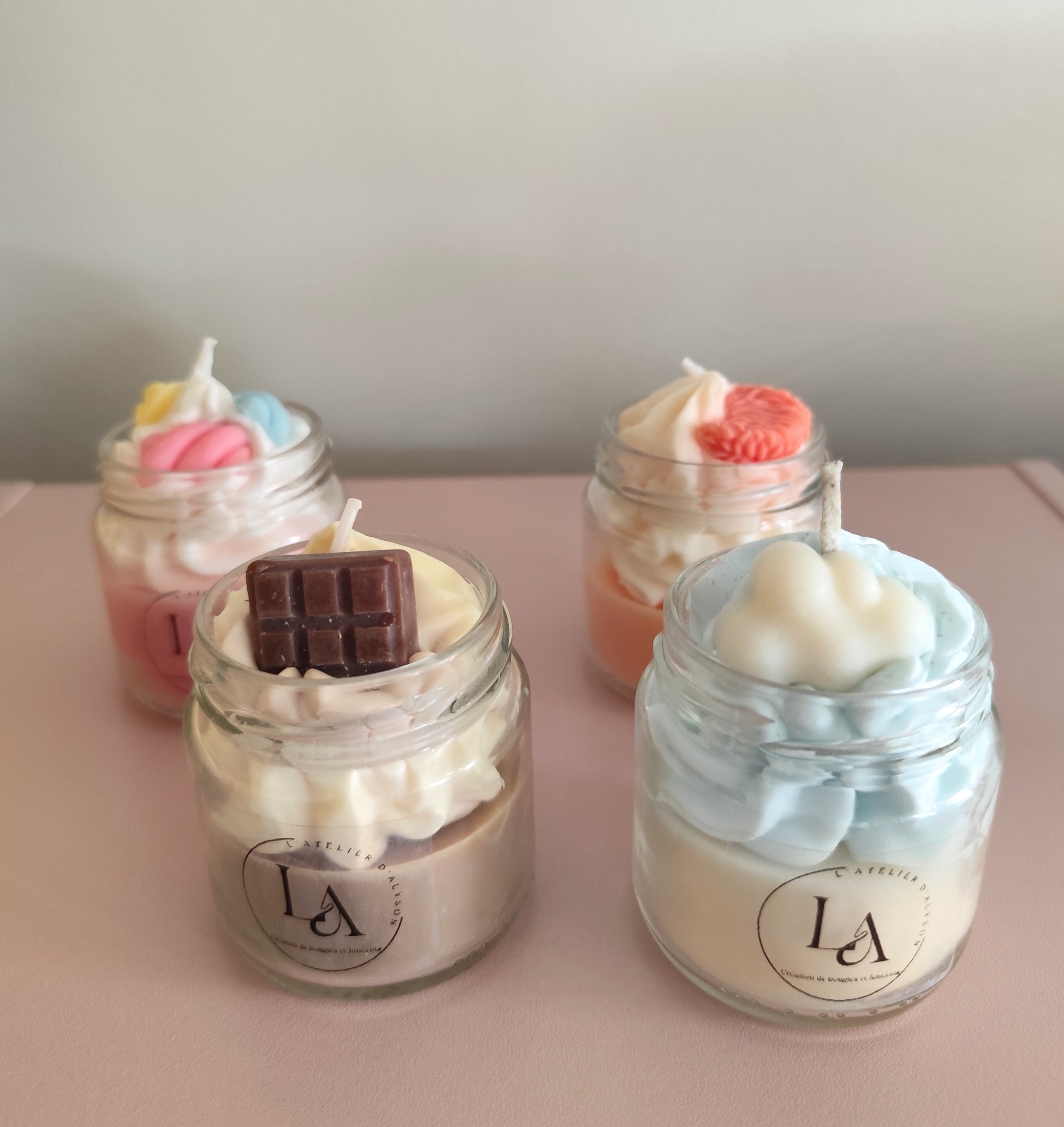 Bougies parfumées 90 gr - Made in Alsace 🥨 - L'atelier d'Alyson