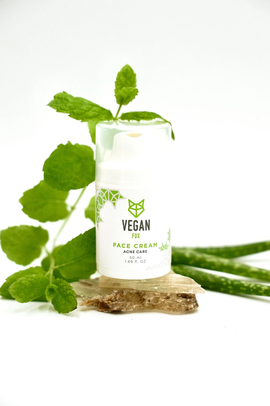 Crème visage contre l'acné - Vegan Fox - 90 gr