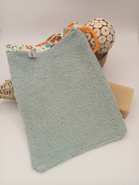Gant de Soin Biface en Bambou & Jute – Fabrication Française Zhenzhi