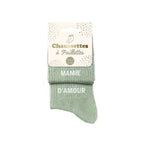Chaussettes à paillettes - Femme - Taille 36 au 42