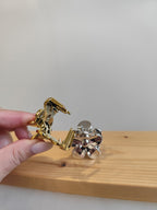 Lot de 2 petites pinces fleurs