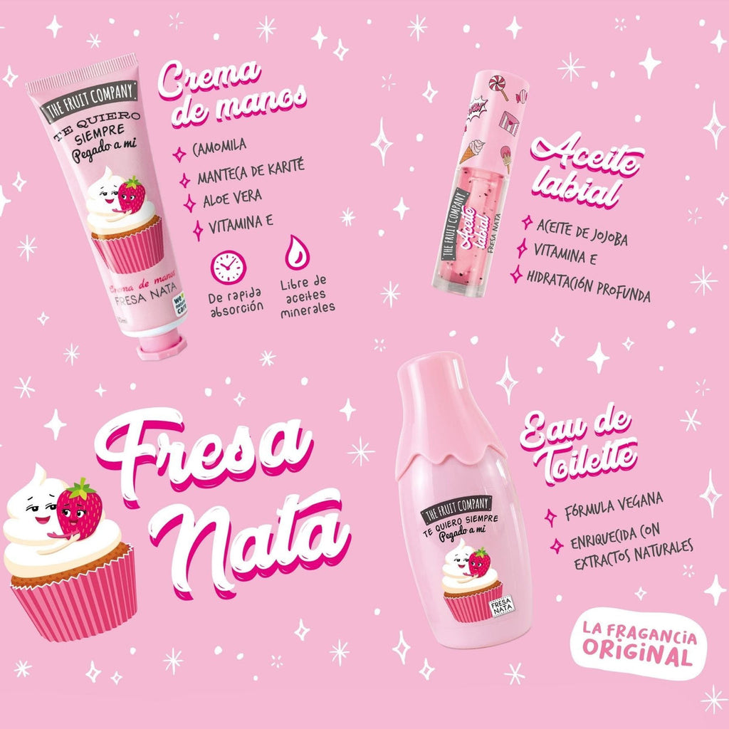 Coffret The Fruit Compagny - Fraise Chantilly - 4 produits