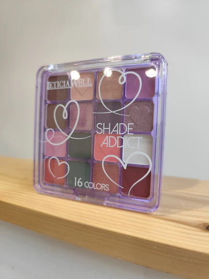 Palette fards à paupières - Roses - 16 fards