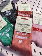Chaussettes à paillettes - Femme - Taille 36 au 42