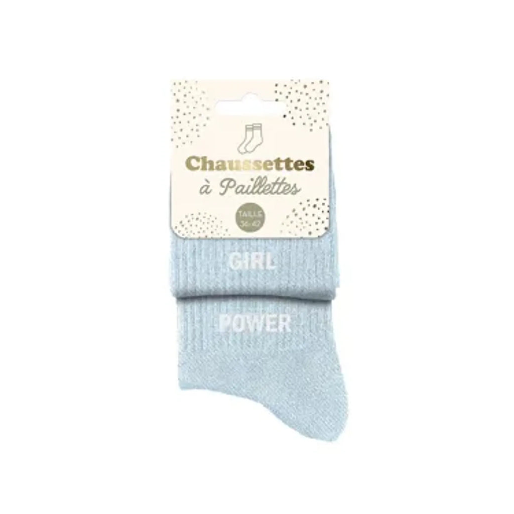 Chaussettes à paillettes - Femme - Taille 36 au 42