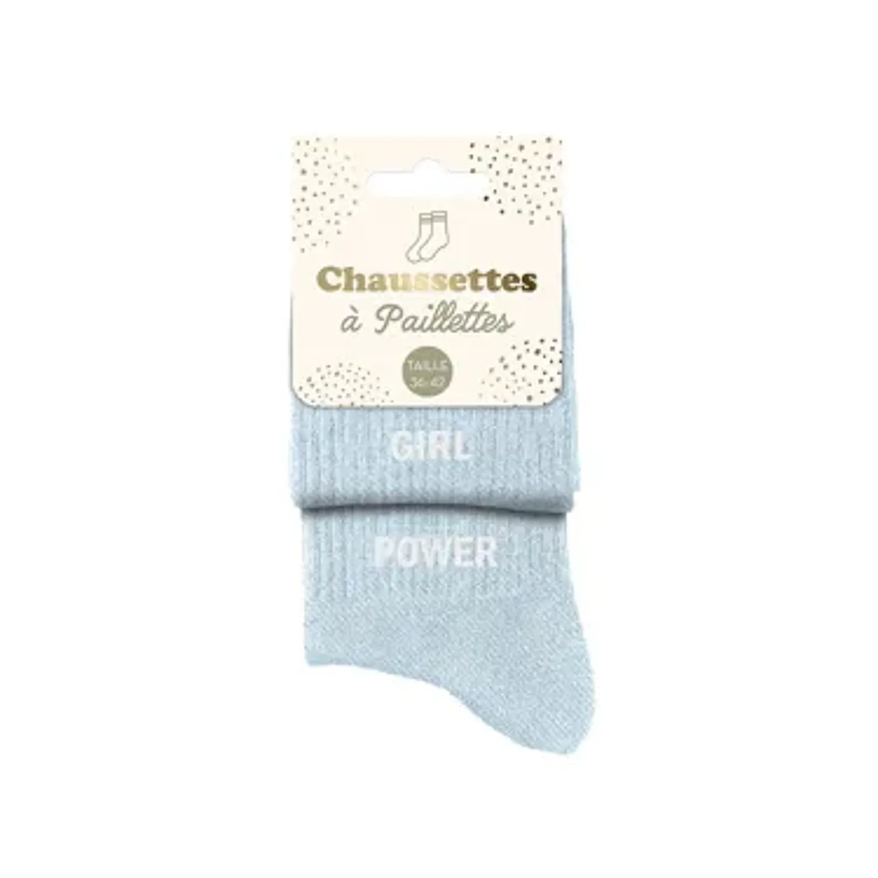 Chaussettes à paillettes - Femme - Taille 36 au 42