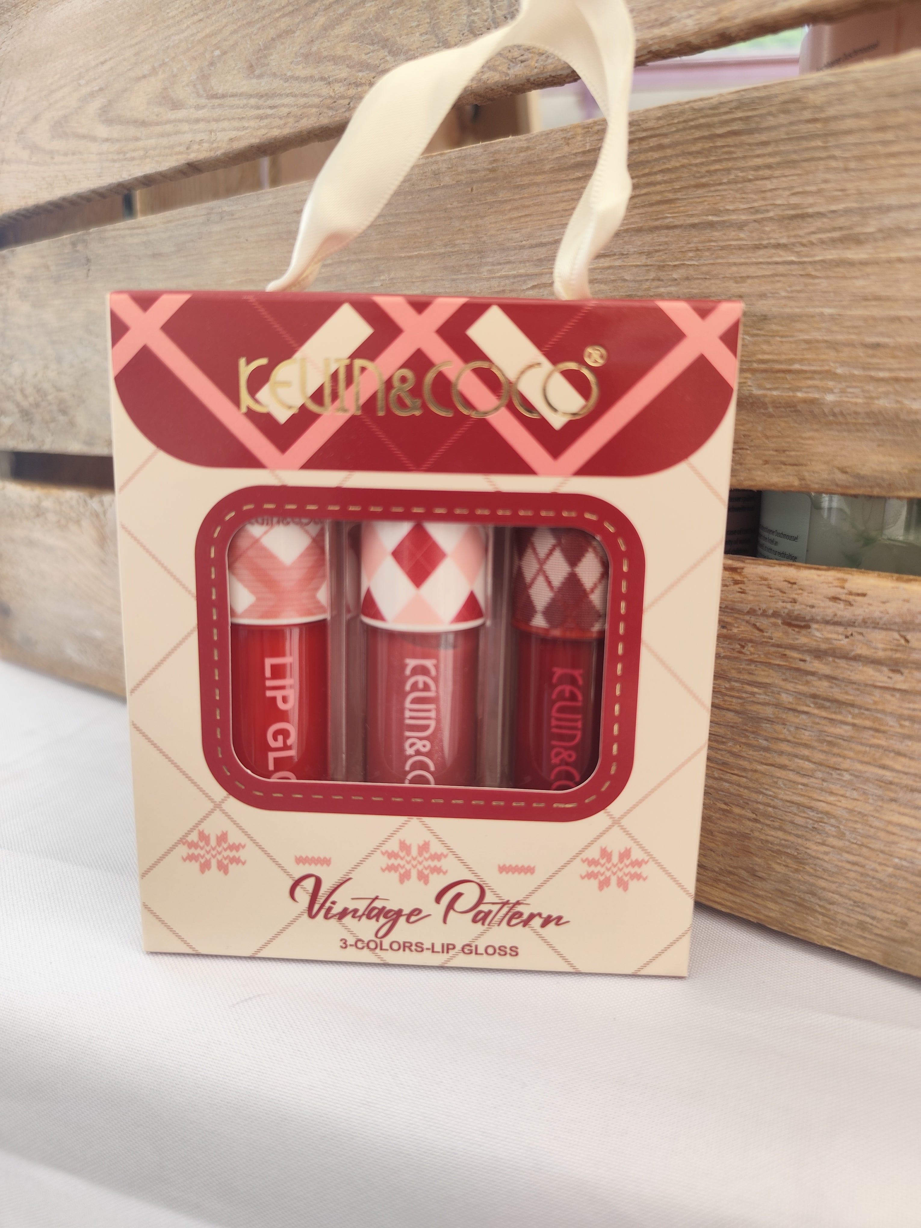 Coffret 3 gloss pour les lèvres - Kevin & Coco