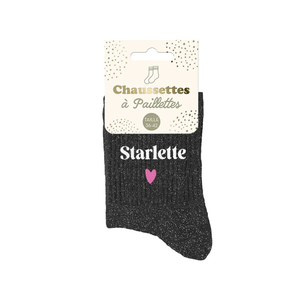Chaussettes à paillettes - Femme - Taille 36 au 42