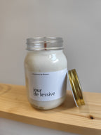 Bougies "jour de lessive" & "adoucissant" Savonnerie de Bormes - 400g