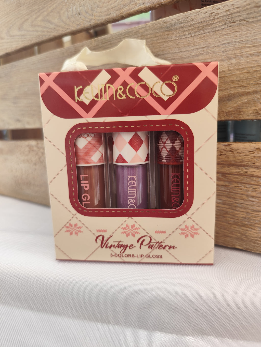 Coffret 3 gloss pour les lèvres - Kevin & Coco