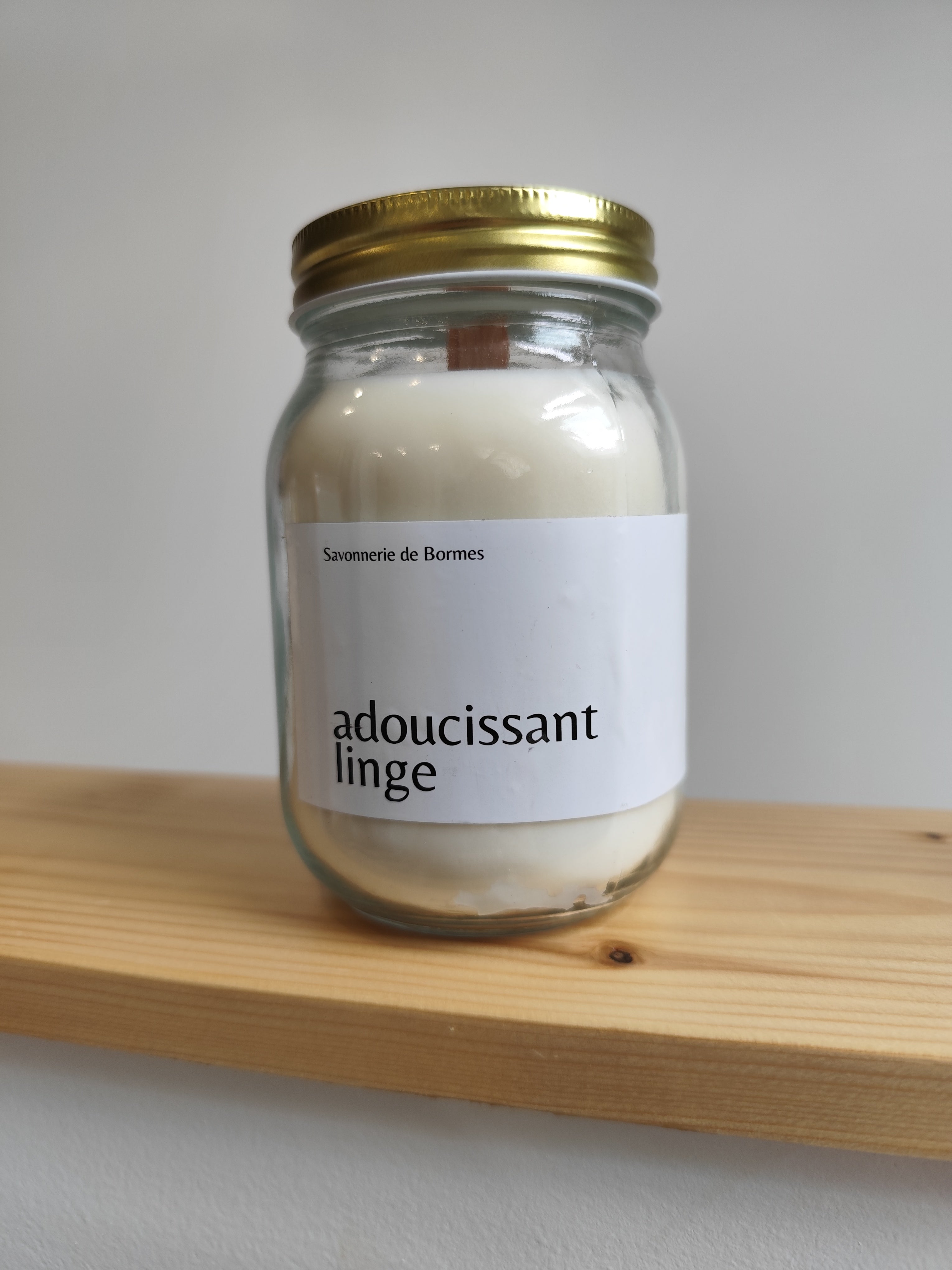 Bougies "jour de lessive" & "adoucissant" Savonnerie de Bormes - 400g