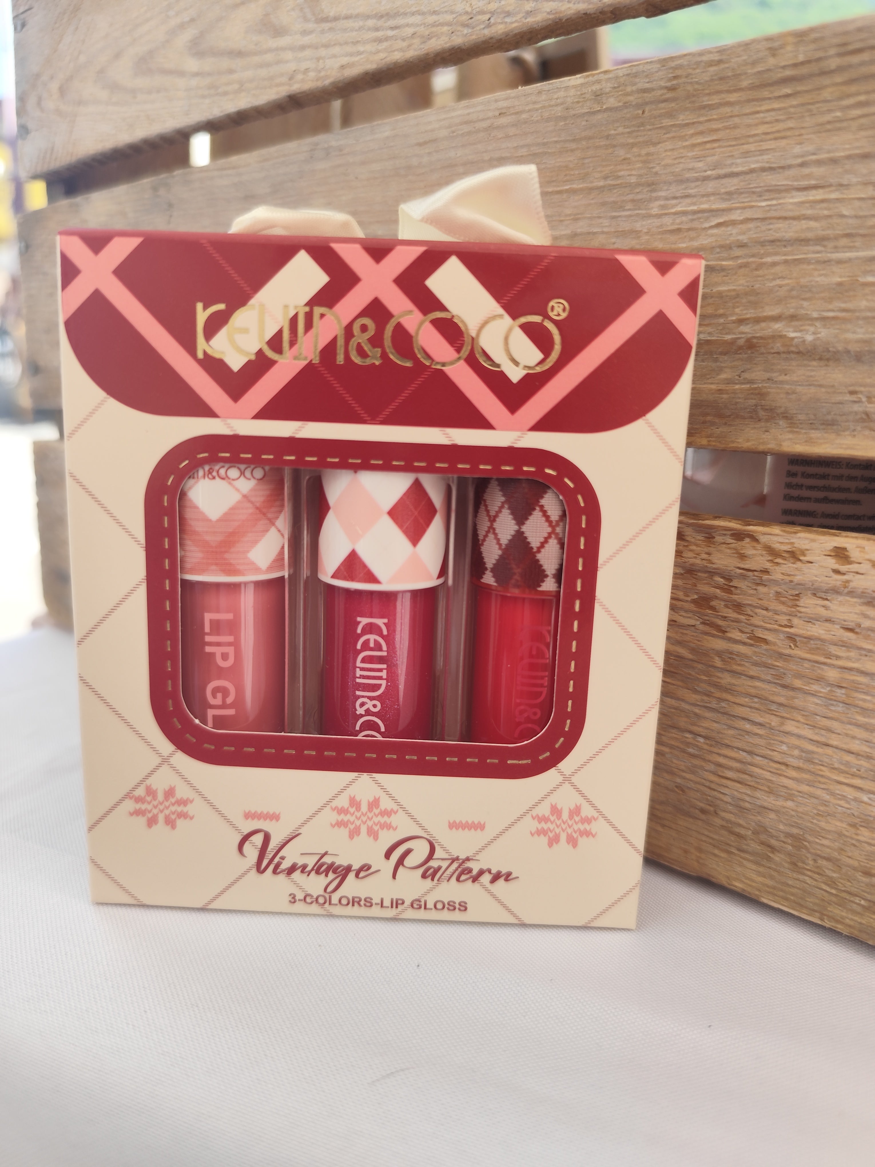 Coffret 3 gloss pour les lèvres - Kevin & Coco
