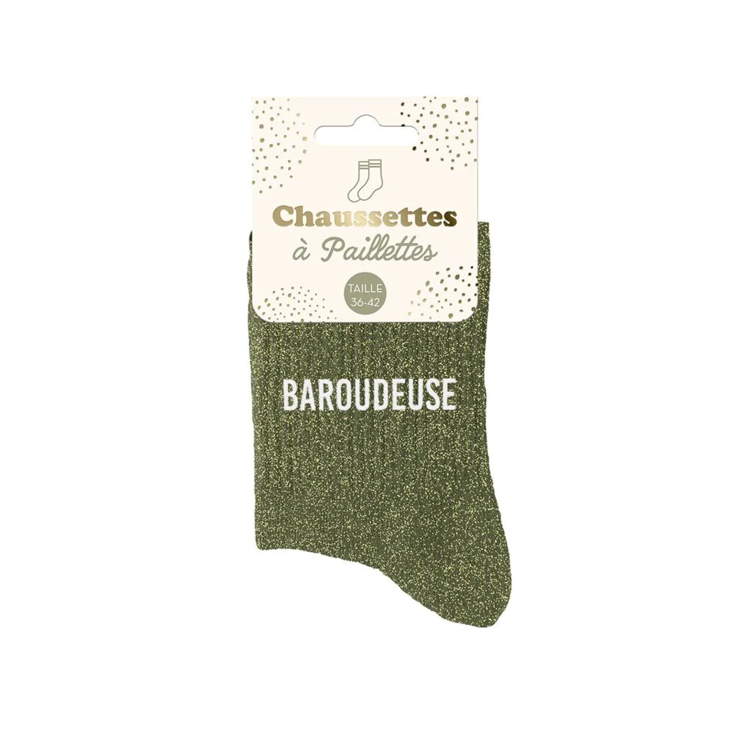 Chaussettes à paillettes - Femme - Taille 36 au 42