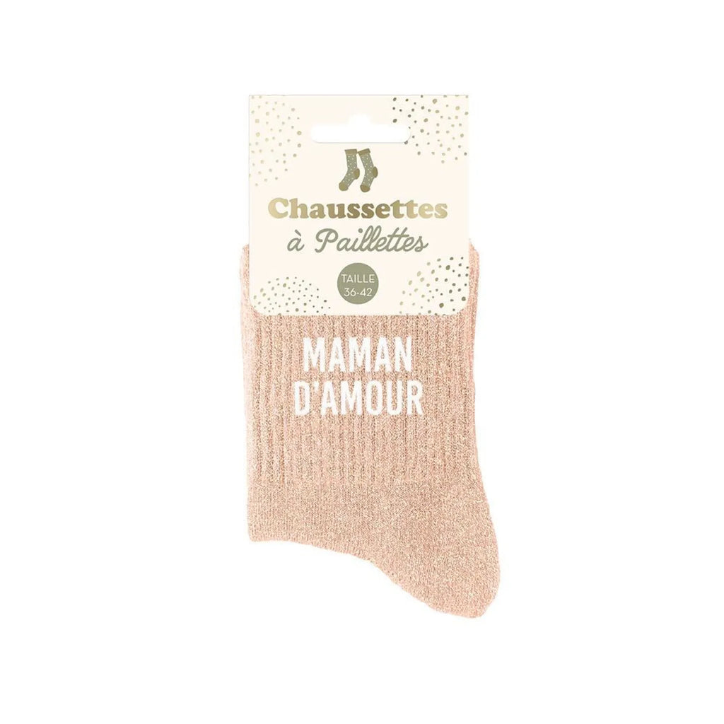 Chaussettes à paillettes - Femme - Taille 36 au 42
