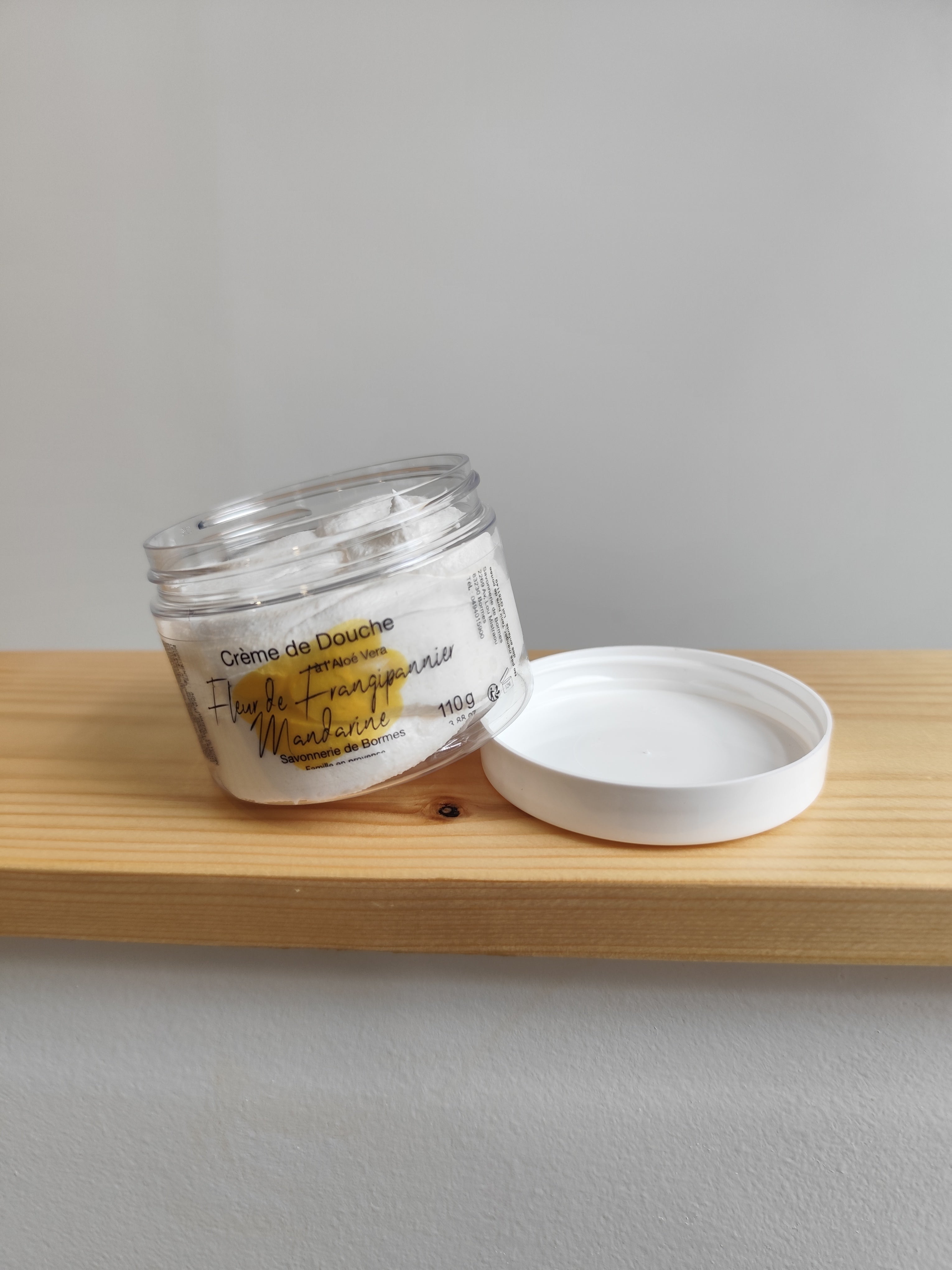 Crème de Douche et Bain à l'Aloé Vera - Fleur de Frangipanier Mandarine - 110 g