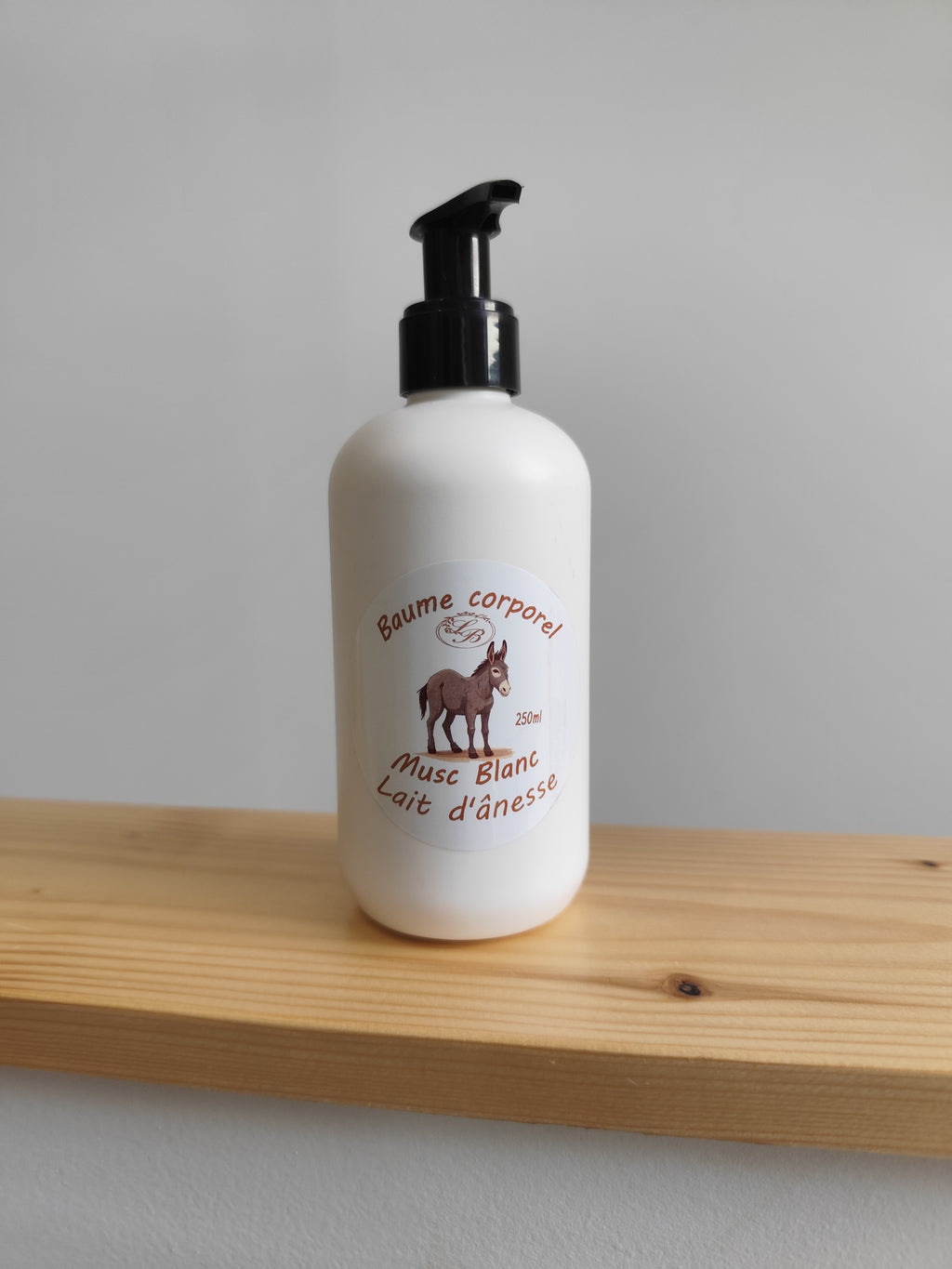 Baume Corporel au Lait d’Ânesse Bio – 250 ml - Différents parfums