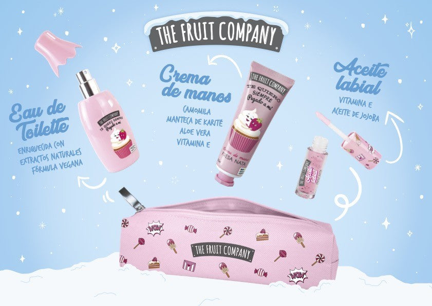Coffret The Fruit Compagny - Fraise Chantilly - 4 produits