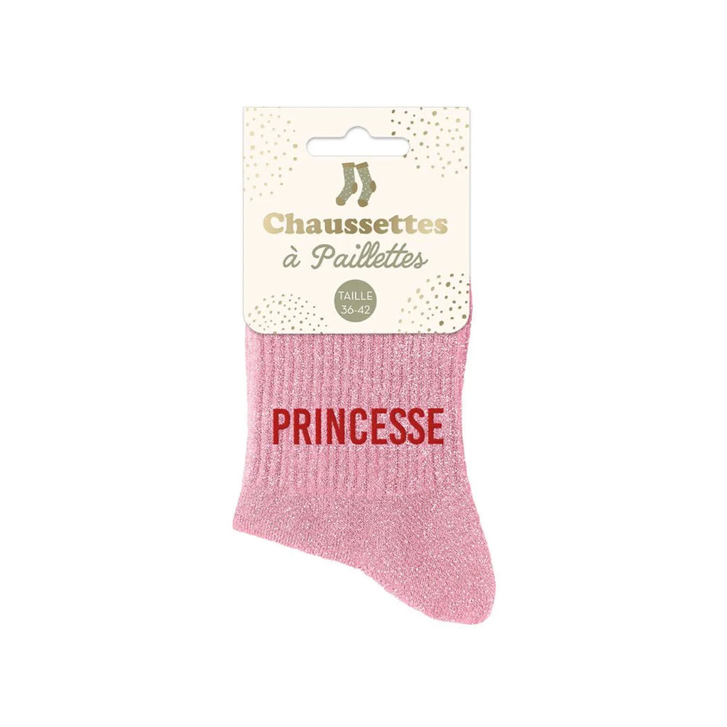 Chaussettes à paillettes - Femme - Taille 36 au 42