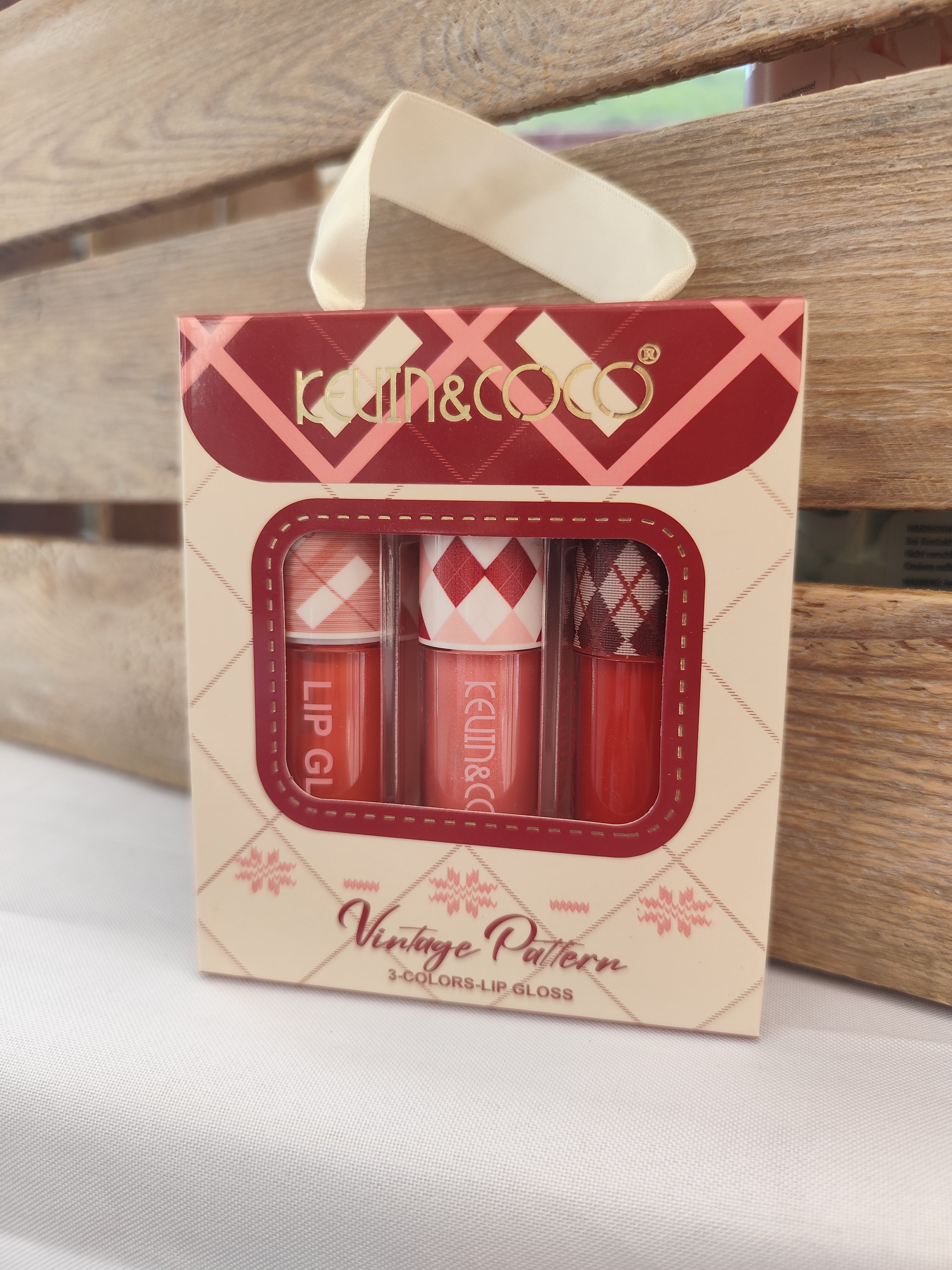 Coffret 3 gloss pour les lèvres - Kevin & Coco