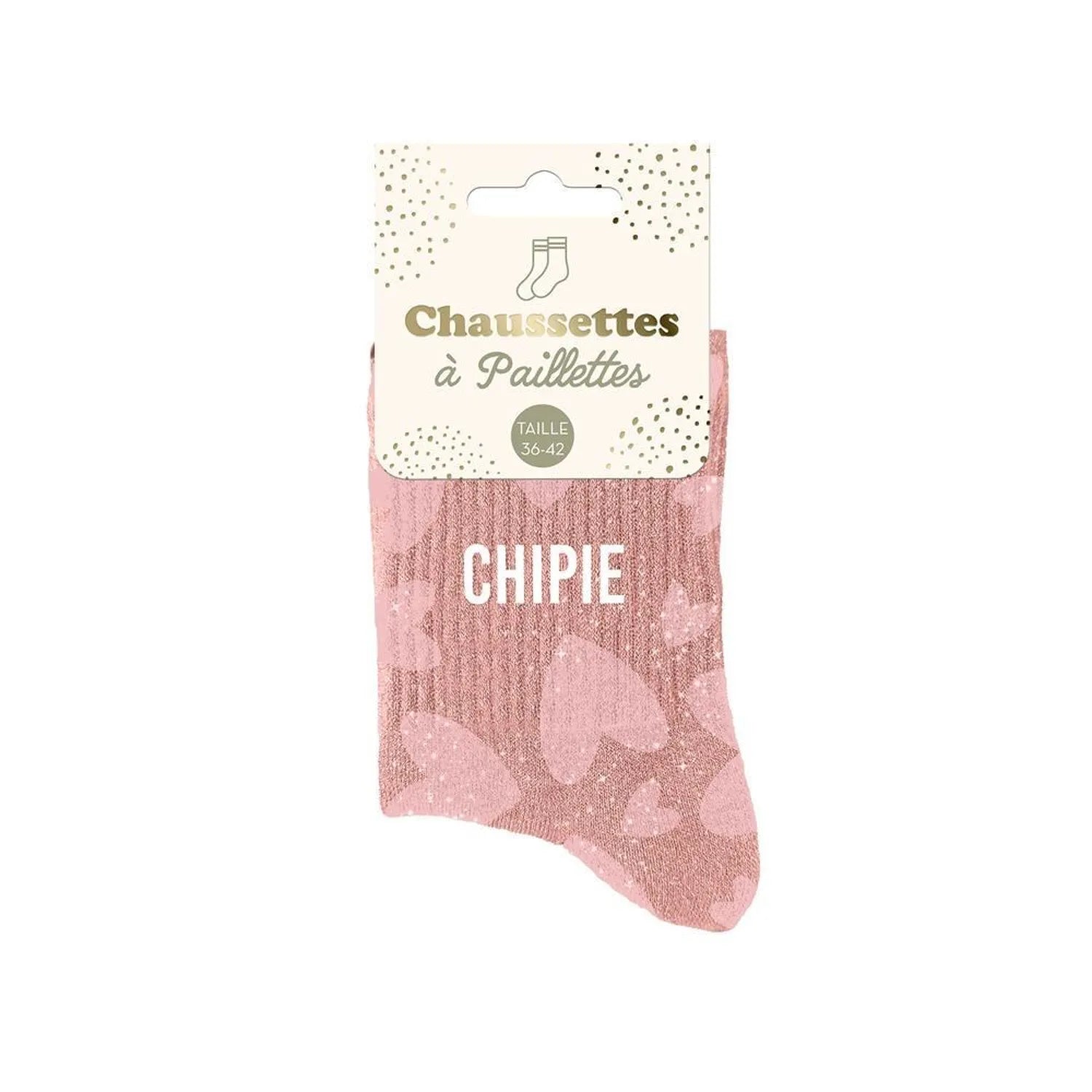 Chaussettes à paillettes - Femme - Taille 36 au 42