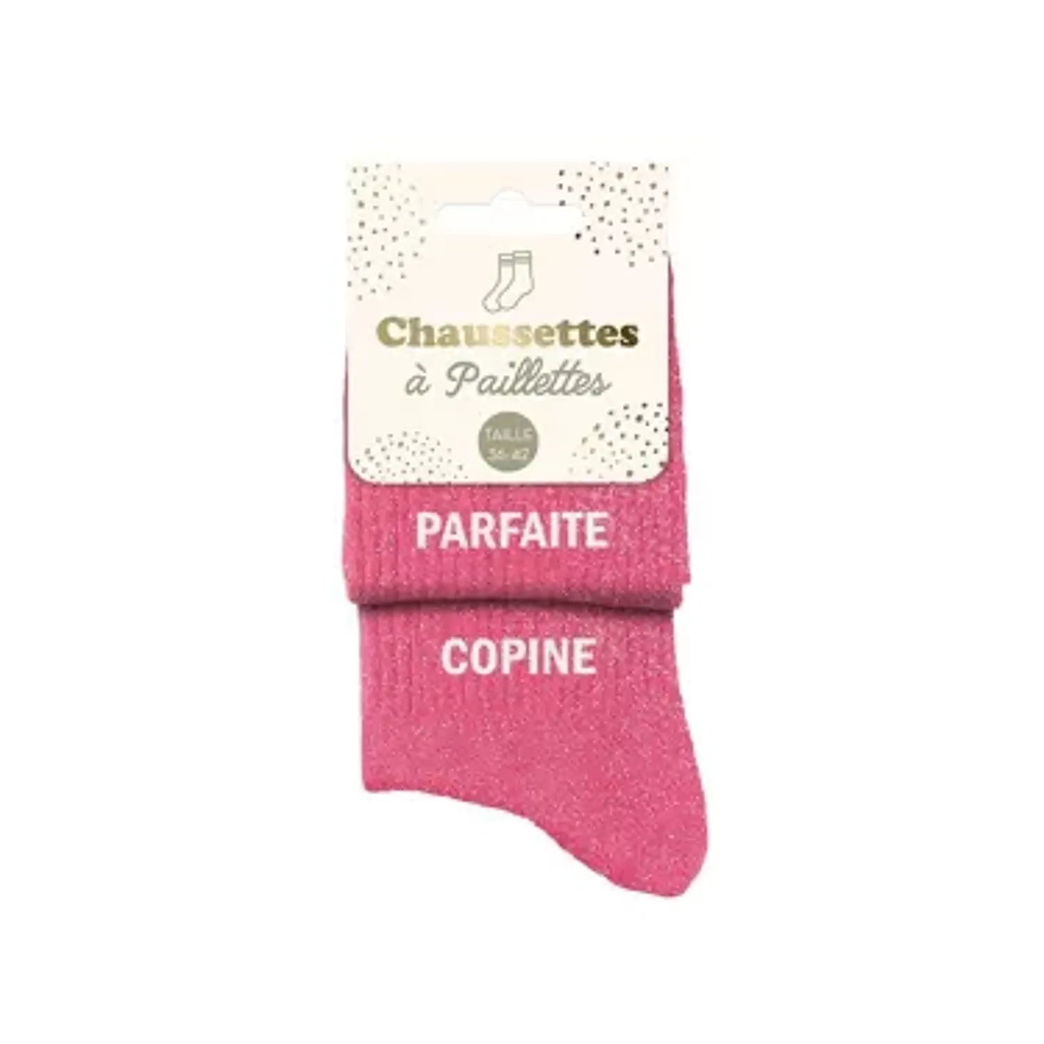 Chaussettes à paillettes - Femme - Taille 36 au 42